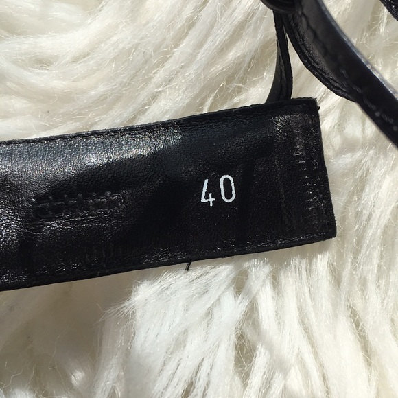 Tod’s Black Satin Ritz Ankle Strap Sandals Heels - Picture 8 of 16